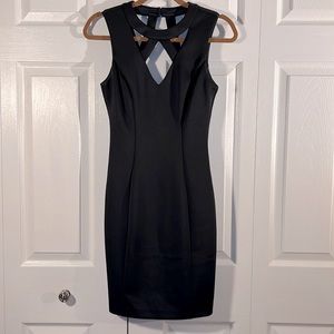 Guess black bodycon dress